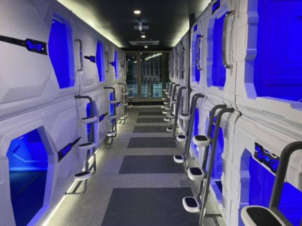 Capsule Hotel Nagasaki Bagian luar foto